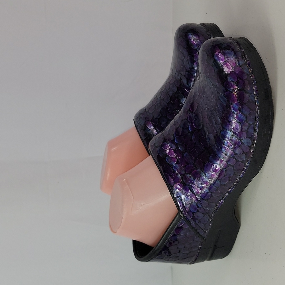 Dansko Professional Purple Mermaid Patent Leather Women's Clogs